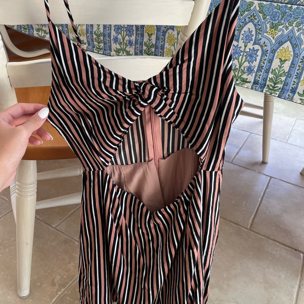 Striped Cutout Romper from Urban Outfitters